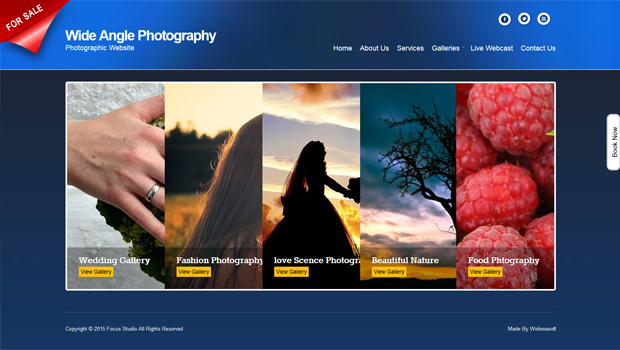 Photography Portfolio Website Webova Soft